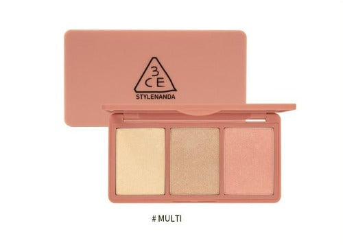 3CE Strobing Skin Palette MULTI - MakeUp World Pakistan