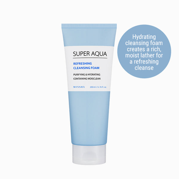 MISSHA Super Aqua Refreshing Cleansing Foam - MakeUp World Pakistan