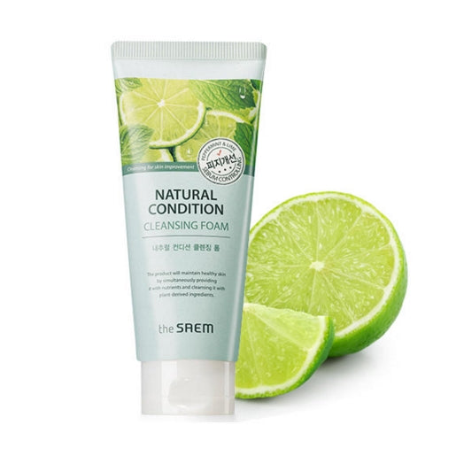 the SAEM Natural Condition Cleansing Foam (Sebum Controlling) 150ml - MakeUp World Pakistan