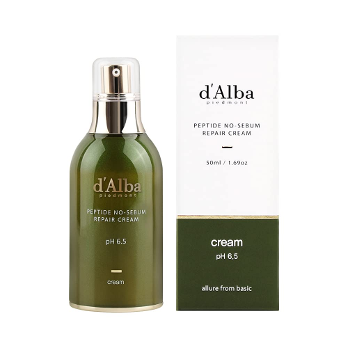 D'ALBA PIEDMONT Peptide No-Sebum Repair Cream - MakeUp World Pakistan