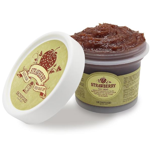 SKINFOOD Black Sugar Strawberry Wash-Off Face Mask - MakeUp World Pakistan