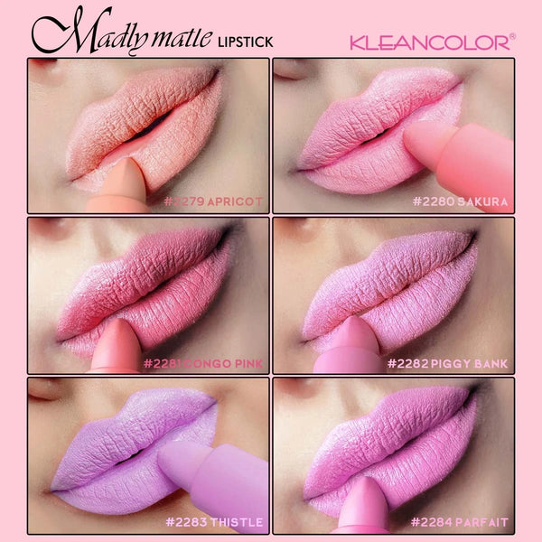 KLEANCOLOR Madly Matte Lipstick - MakeUp World Pakistan