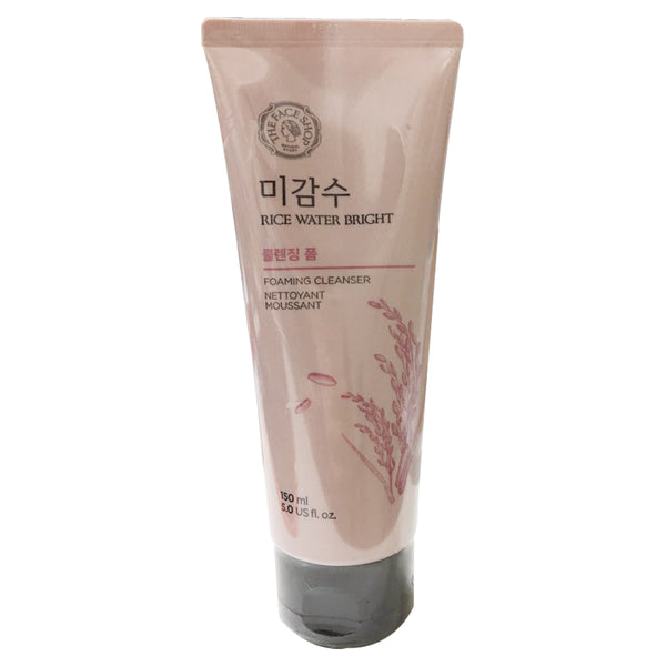 THE FACE SHOP Rice Water Bright Foaming Cleanser 150ml - MakeUp World Pakistan