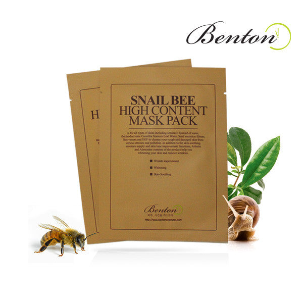 BENTON Snail Bee High Content Mask – MakeUp World Pakistan