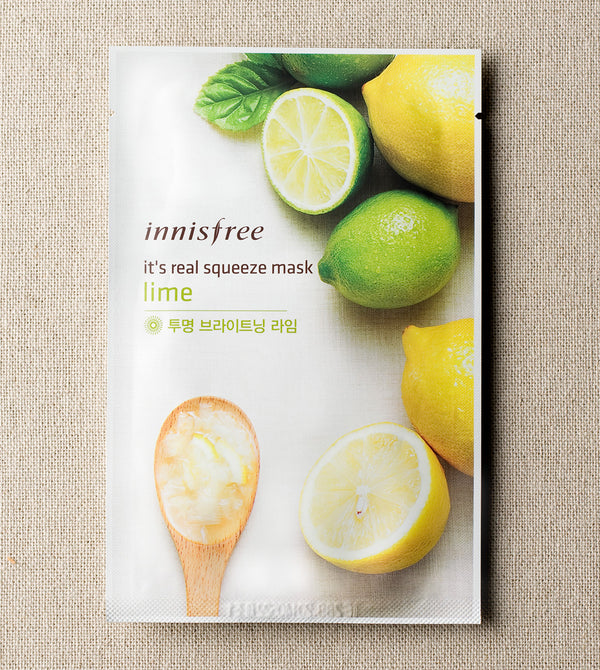 INNISFREE It's real squeeze mask - Lime - MakeUp World Pakistan