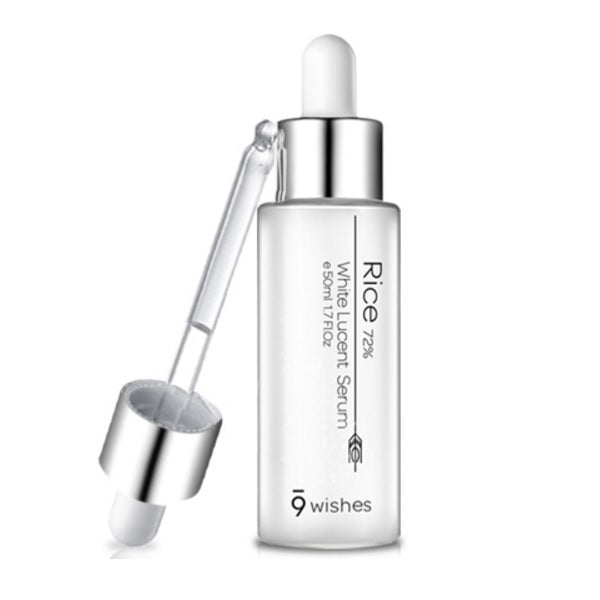 9WISHES Rice 72% White Lucent Serum 50ml - MakeUp World Pakistan