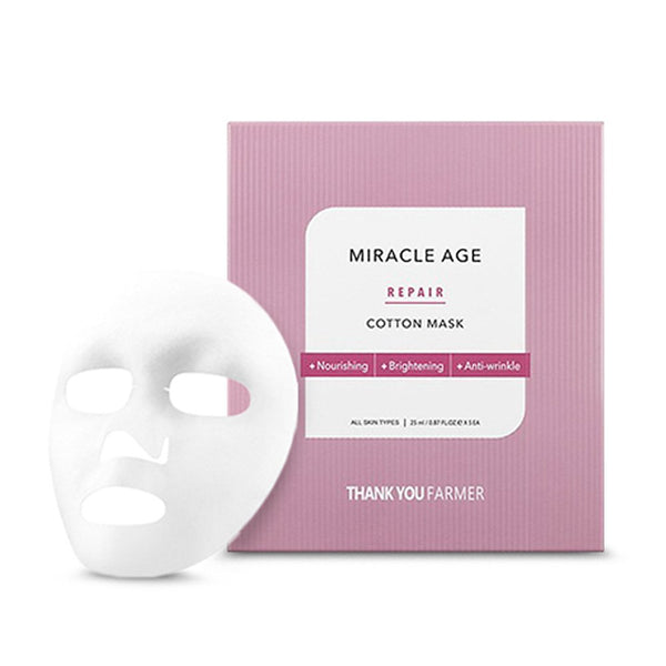 THANK YOU FARMER Miracle Age Repair Cotton Mask - MakeUp World Pakistan